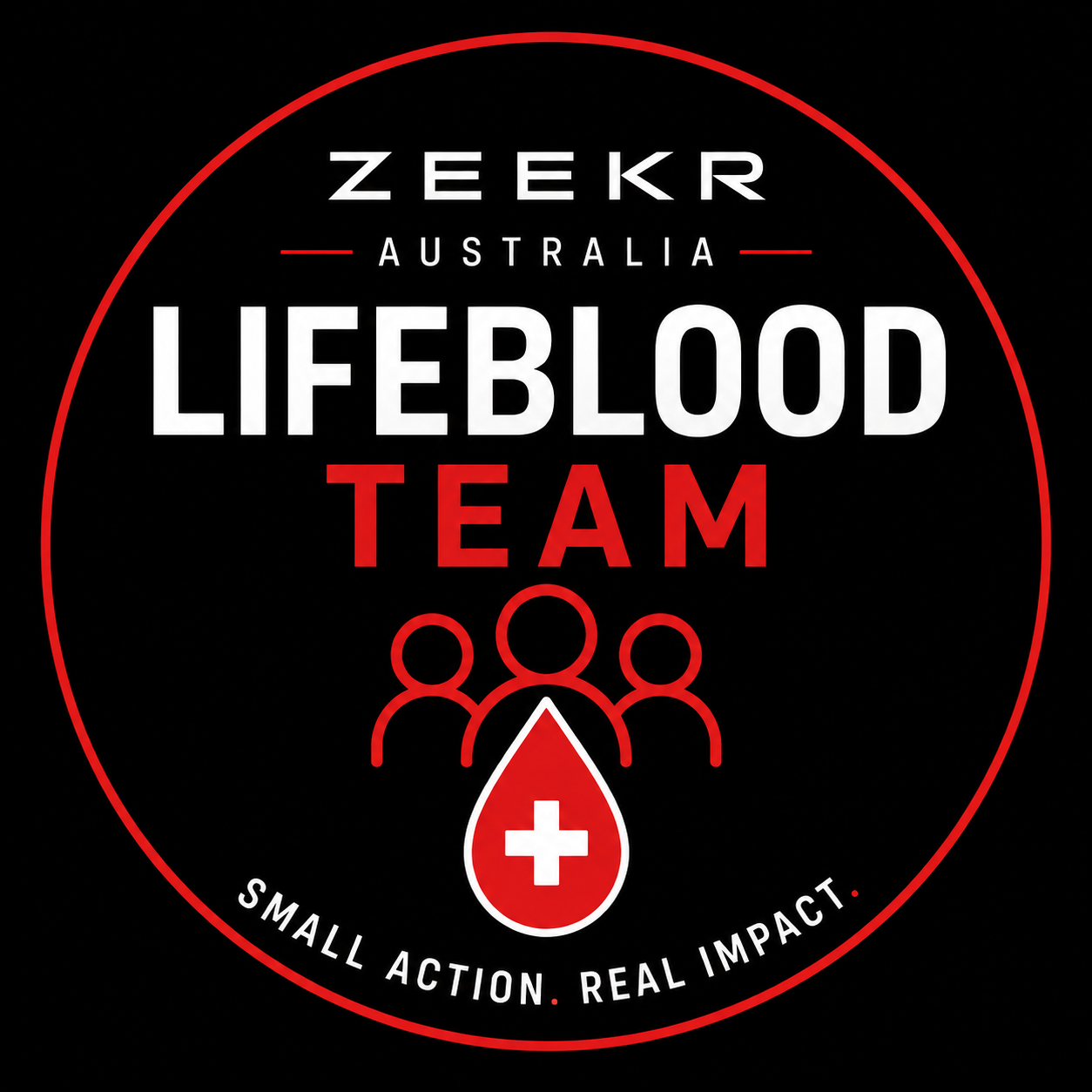 ZEEKR Australia Lifeblood Team